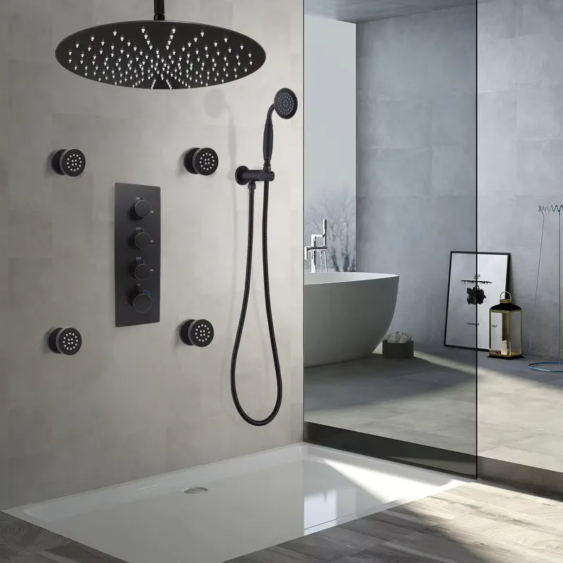 Spa & Wellness Retreat - Juego de 4 rociadores de ducha