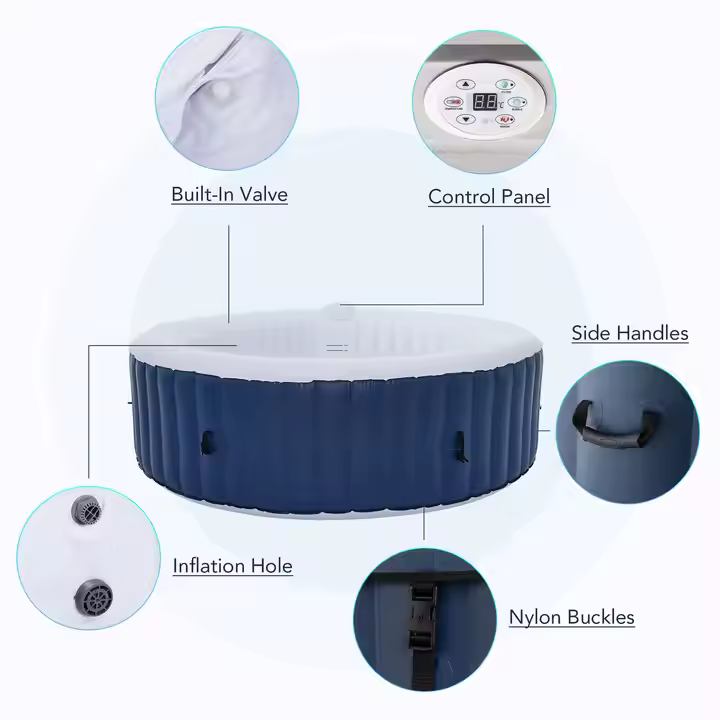 Jacuzzi Inflable Redondo para  - Spa & Wellness Retreat reseña y precio