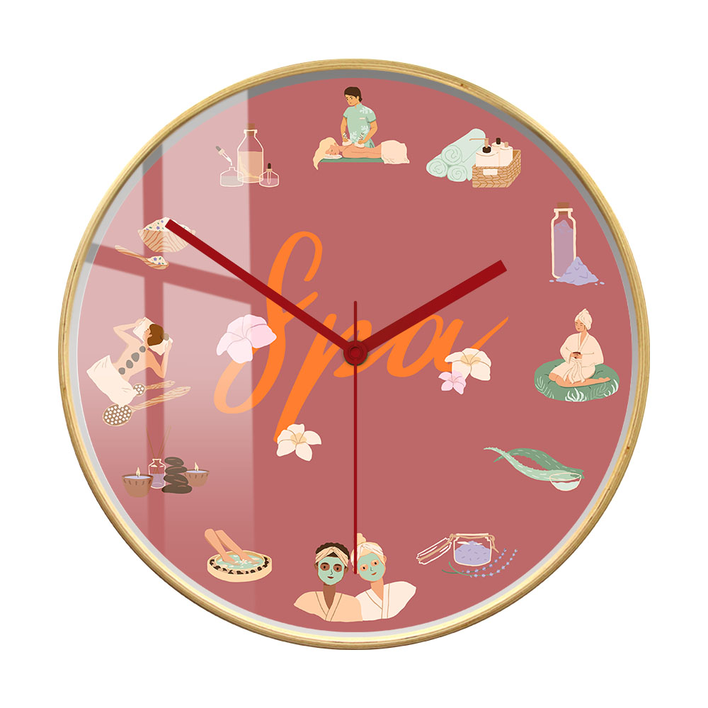 Reloj de Pared Silencioso de C - Spa Wellness Beauty reseña y precio